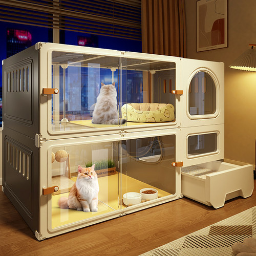 带厕一体超大空间猫别墅