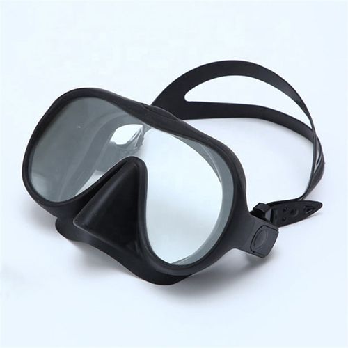 防刮花潜水镜食品级硅胶全包裹防雾防H漏潜水装备自由泳潜水面镜