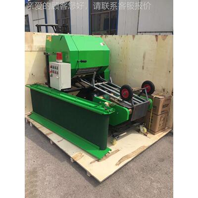 饲料KGM打捆包草膜厂家 机青贮秸稻揉丝机 青贮饲秆料包膜机