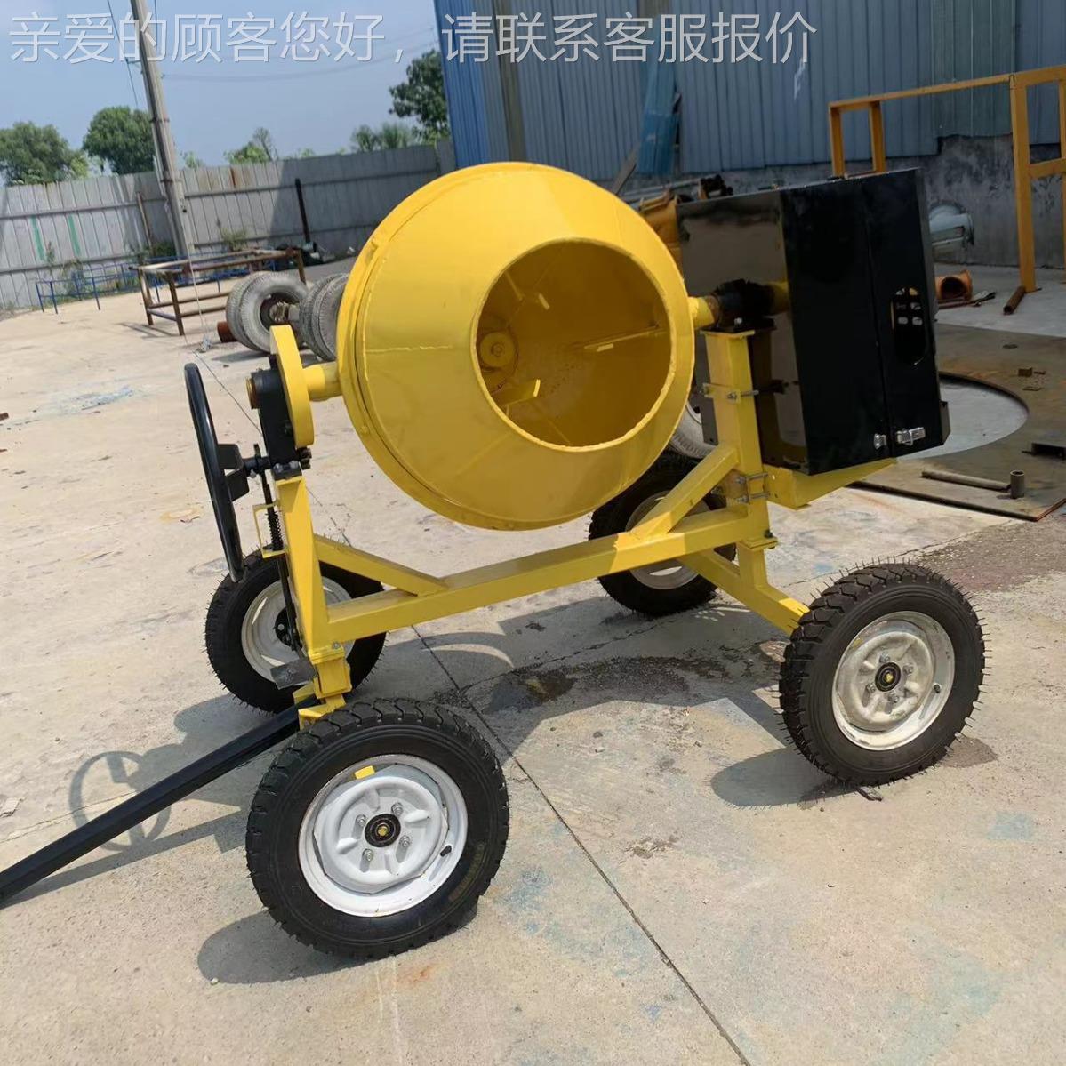 手推搅拌车柴油驱RST-D3t动混泥土搅拌机斗滚筒翻拌机粉砂末浆搅