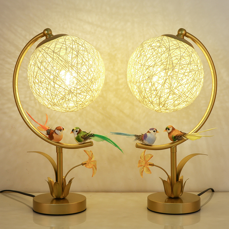 红色结婚台灯新娘陪嫁灯长明灯婚庆送礼卧室床头创意新人礼物红灯