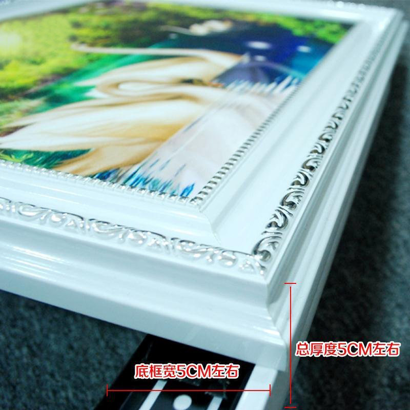 电表箱装饰画花可推拉网线盒配电箱遮挡装挂画客厅壁画有框开关盒