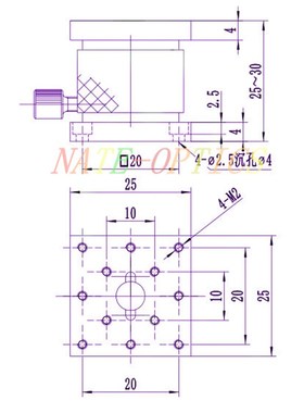 NT02VM5精密手动升降台/升降位移台/Z轴升降机/微型升降平台