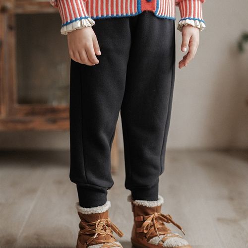 欧利娜利 2023新版上学神裤 一条过冬420克加绒加厚卫裤 男童女童