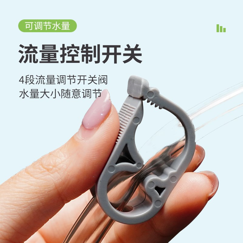 鱼缸换水器换水神器虹吸抽水排污清洁工具吸便器手动换水管小型