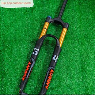 山地自行车前叉34160管超软避震快拆可锁死气压前叉