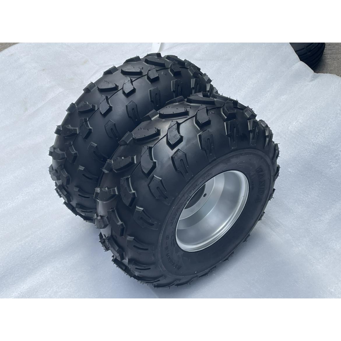四轮卡丁车沙滩车摩托18x9.50-8 19x7.00-8寸越野轮胎轮毂万达RUN