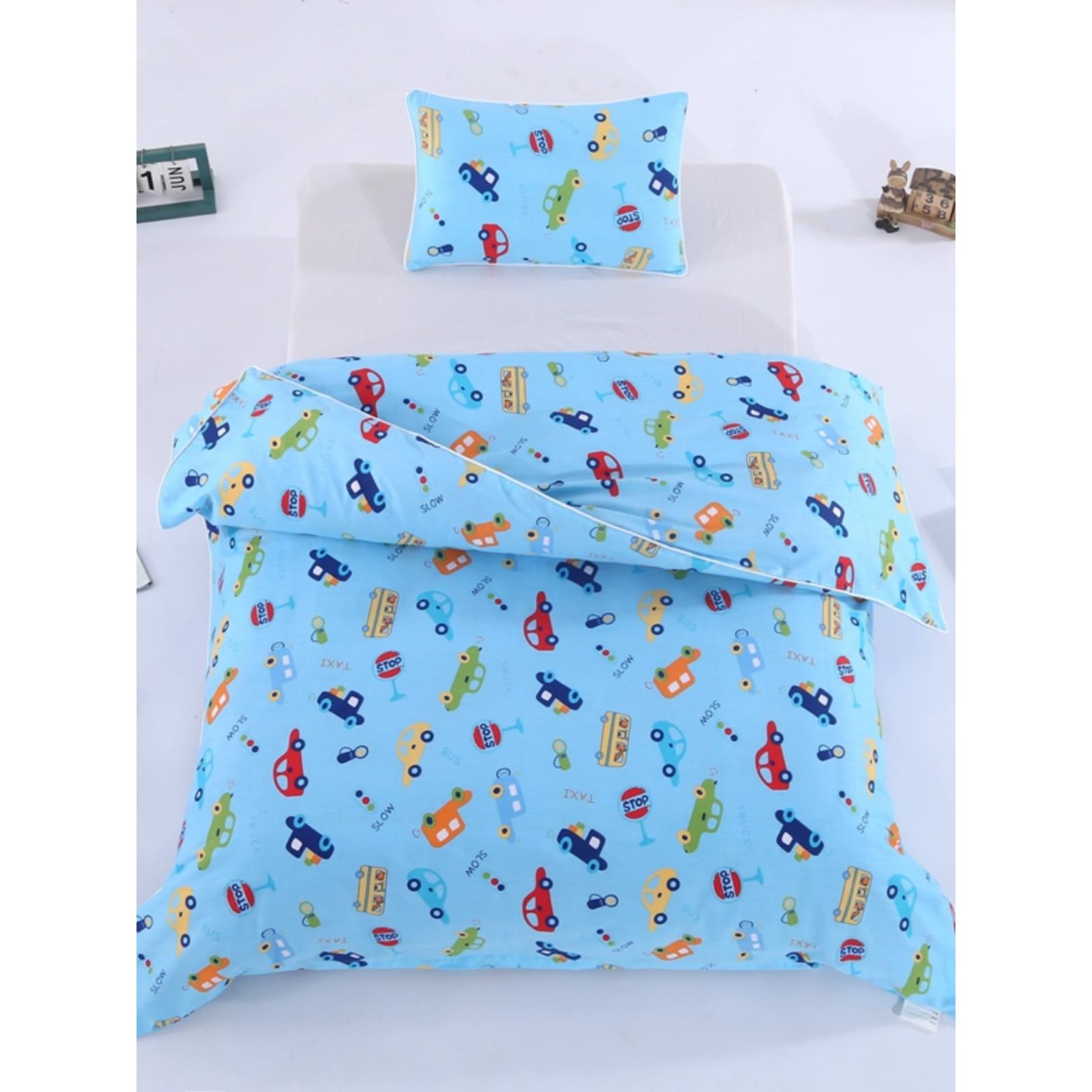 儿童纯棉被套120X150Cm宝贝幼儿园宝贝卡通1.35m纯棉单张小被套