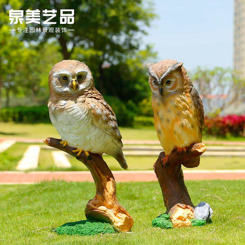 玻璃钢彷真鸟类雕塑展翅老鹰模型 户外园林景观动物装饰摆件可定