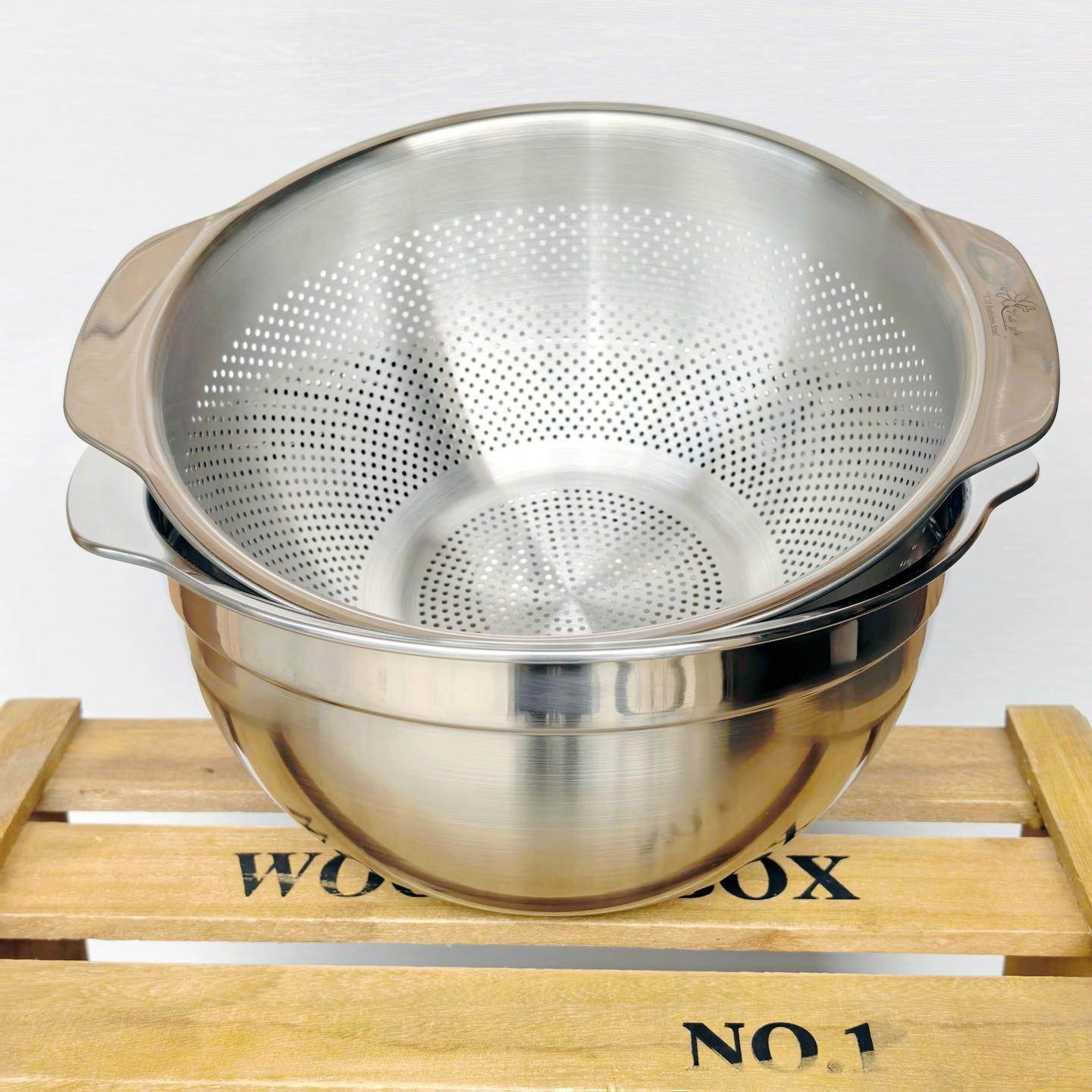 18/10不锈钢厨房双耳洗菜盆沥水篮两件套揉面 面盆烘焙盆和面 面,餐饮具,洗菜盆/沥水篮/漏水筛,淘宝优惠券,粉丝福利购,淘宝优惠卷