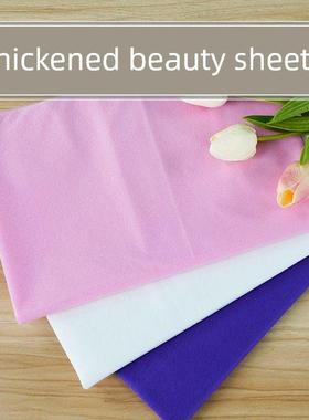 一次性床单美容沙龙坐月子中心紫色加厚透气无纺布180*80cm不脱落