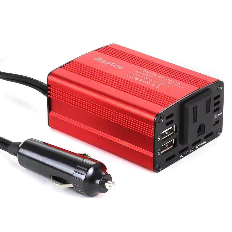 双USB 150W车载逆变器12V到220V电源转换器升压Usb2.1A充电器