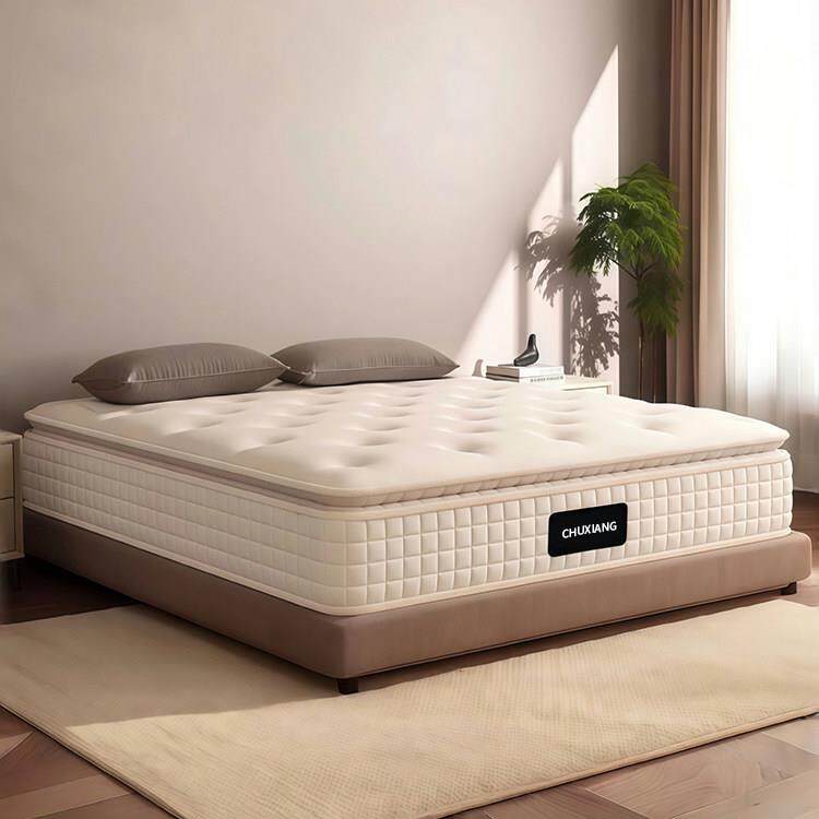 睡眠森林0甲醛0胶家用卧室袋装弹簧护脊软硬适中加厚加硬乳胶床垫