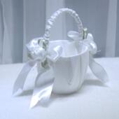 婚庆喜篮西式 结婚礼堂花童撒花小花篮新娘伴娘手提篮子布置用品