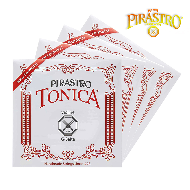 德国进口小提琴弦TONICA托 托尼卡琴弦PIRASTRO尼龙弦金E演奏级套