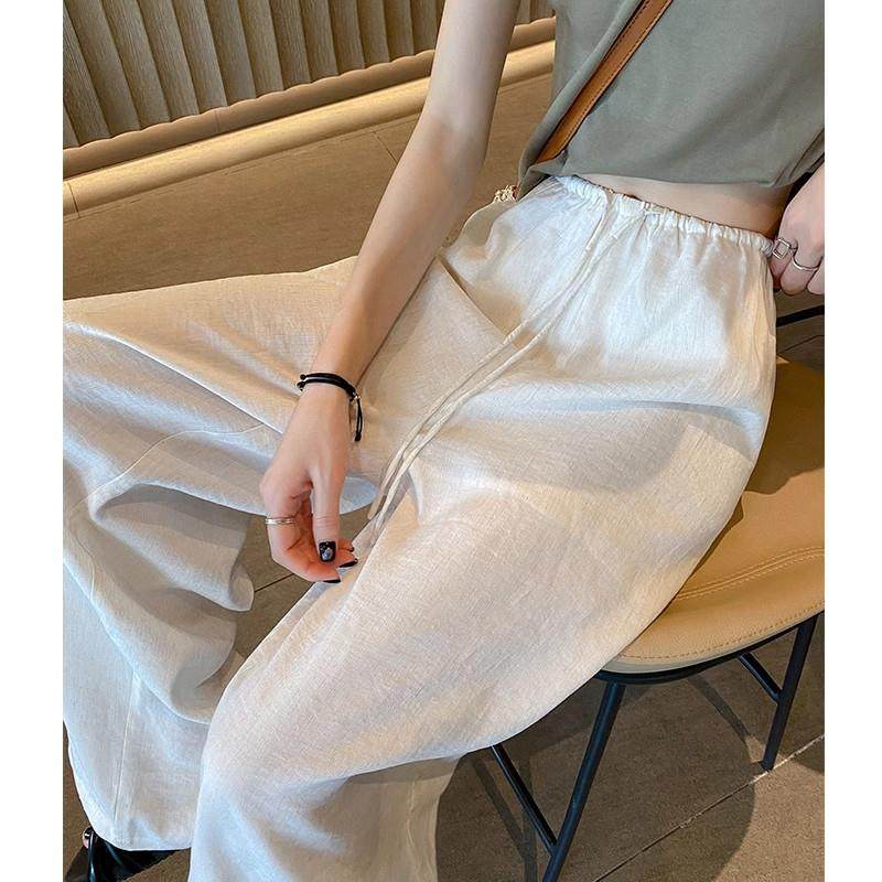 孕妇阔腿裤夏季薄外穿2025新款小底棉和亚麻裤，不会收紧腹部孕妇,孕妇装/孕产妇用品/营养,孕妇打底裤,淘宝优惠券,粉丝福利购,淘宝优惠卷