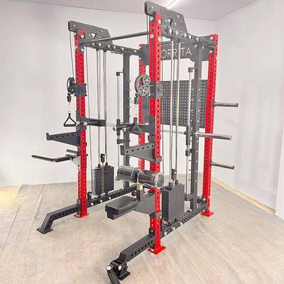 REP深蹲架小飞鸟龙门架史密斯三合一综合训练商用多功能健身器材