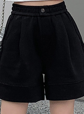 大码女装2024夏装新款胖mm遮臀显瘦高腰高弹胖妹妹时尚休闲短裤
