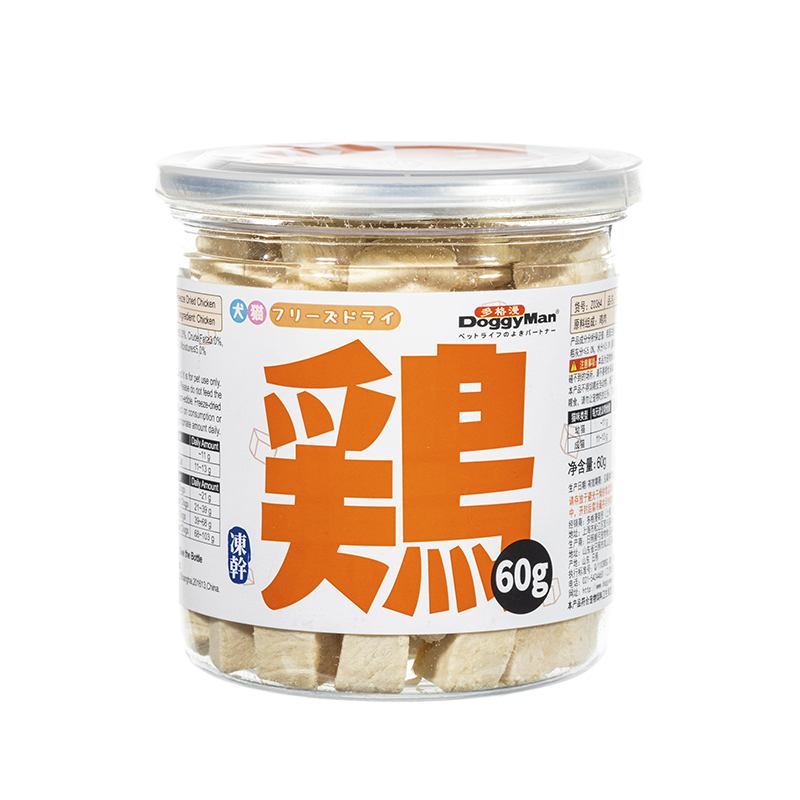 多格漫一罐冻干鸡肉鸭肉多春鱼鲑鱼宠物猫咪成猫幼猫冻干猫零食