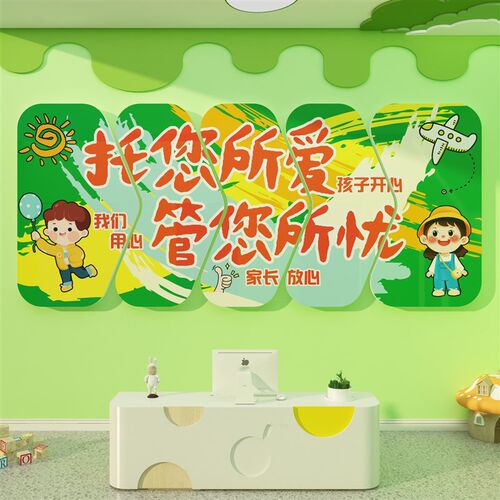 管班级形象前台布置背景中心构文化幼儿园装饰环创题