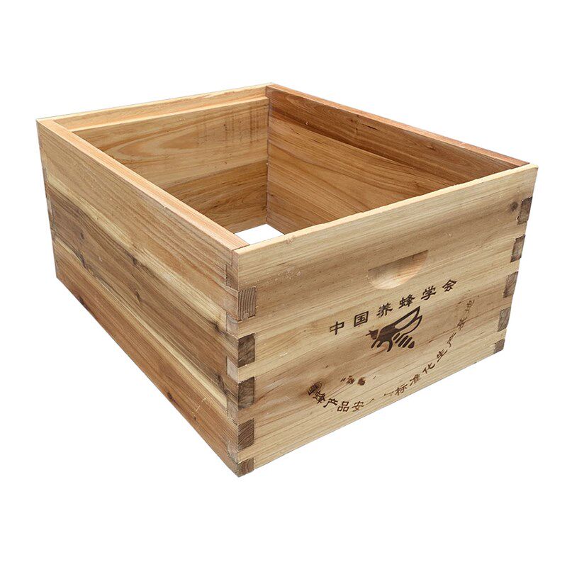 蜜蜂箱中蜂煮蜡继箱圈**标准十框杉木巢箱意蜂养蜂工具