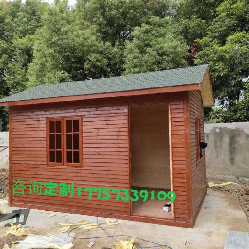 防腐木屋园小木房别墅农家乐木头房子组装设备房售货亭