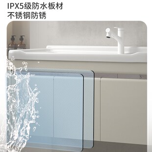 纽耐思阳台洗小户型陶瓷一体盆带搓板浴室柜洗衣池台盆柜