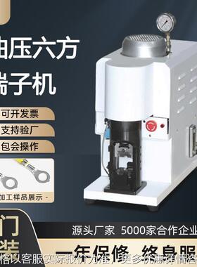 伺服液压30T油压六方端子机新能源压接机40T大平方充电桩线柳接机