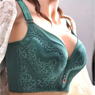 调整收副乳文胸内衣女胖mm200斤162款 薄款 有钢圈特大胸罩加大码
