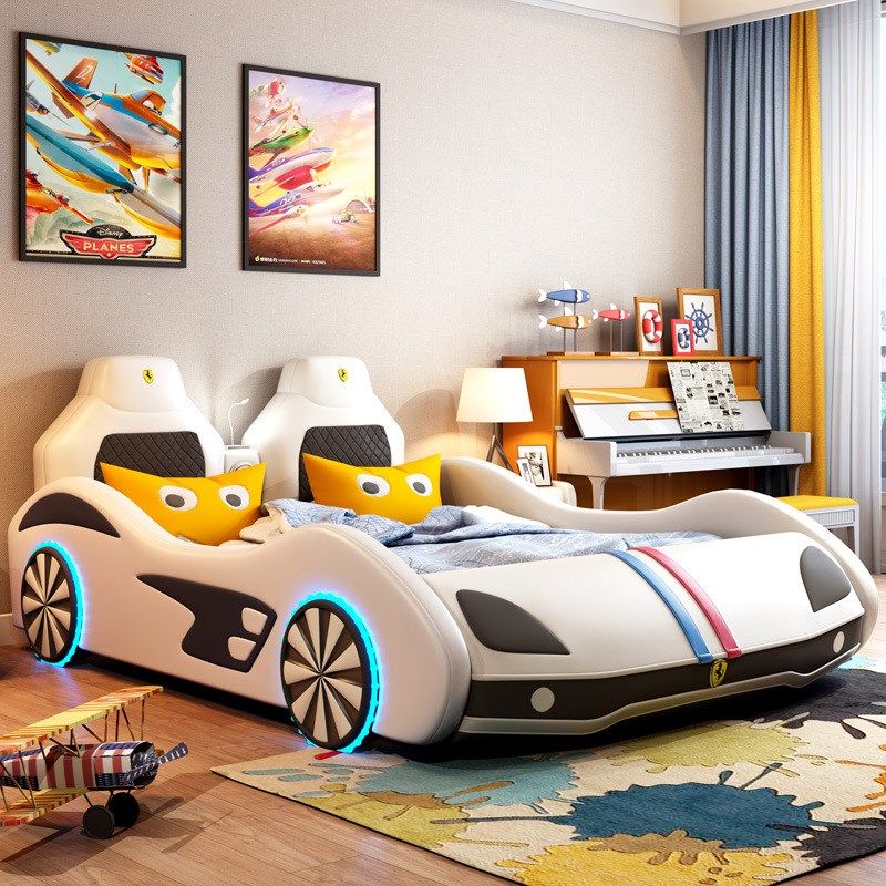 儿童床汽车床男孩实木带护栏现代青少年单人床R多功能卡通双人床,住宅家具,儿童床/婴儿床配件,淘宝优惠券,粉丝福利购,淘宝优惠卷