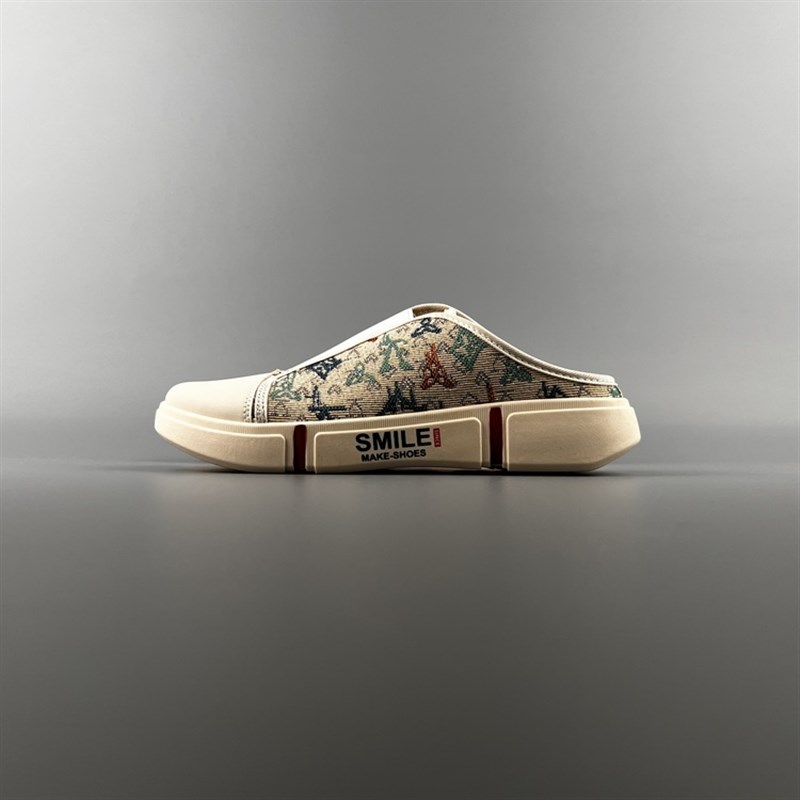 超值捡漏外贸包头半拖鞋男夏季网面厚底透气懒人一脚蹬无后跟鞋子