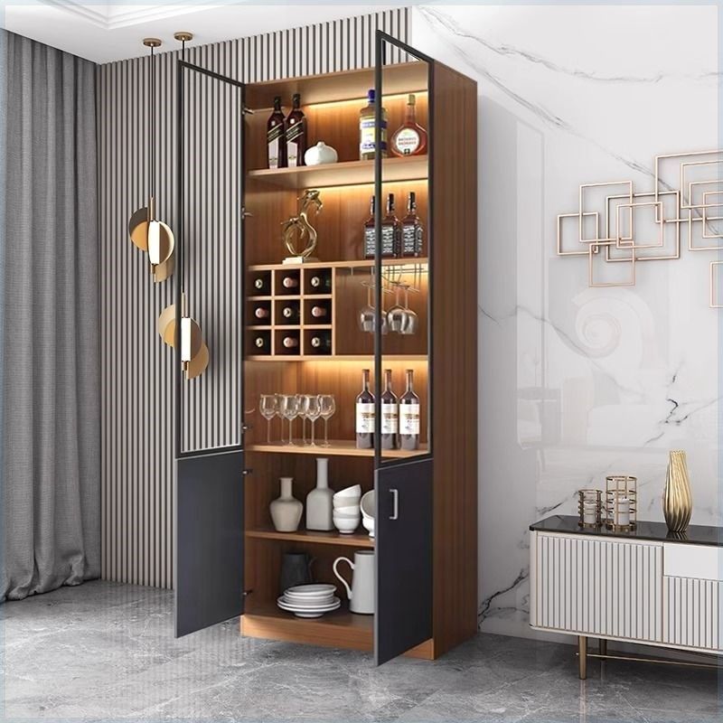 玻璃门酒柜酒架家用客厅餐边柜靠墙轻奢高档展示柜现代简约储物柜,住宅家具,酒柜,淘宝优惠券,粉丝福利购,淘宝优惠卷