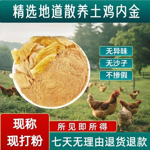 熟鸡内金粉   散养手工挑选健康无硫无异味无沙子
