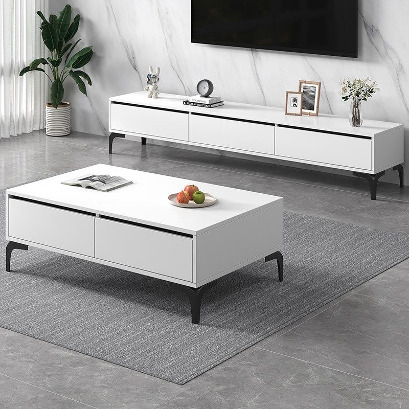 铝合金蜂窝板电视柜茶几组合现代简约客厅家用小户型落地电视机柜,住宅家具,电视柜,淘宝优惠券,粉丝福利购,淘宝优惠卷