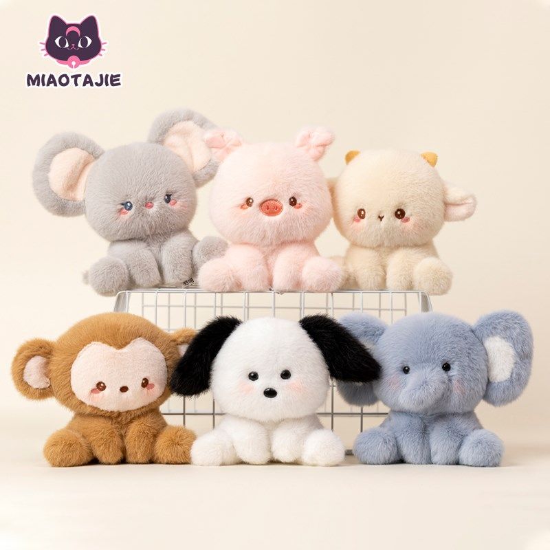 可爱桌伴娃c娃小摆件毛绒玩具陪伴玩偶手办装饰品学习搭子生日礼