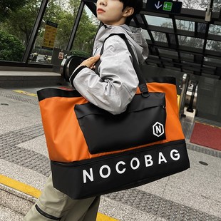 超大容量a短途出差旅行包男运动滑雪背包衣服行李收纳袋手提健身