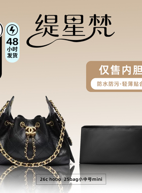 缇星梵适用chanel香奈儿25bag内胆包26c hobo包撑mini小中号内衬