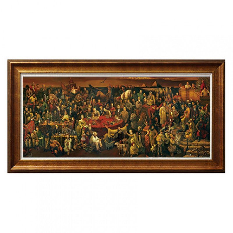 与但丁讨论神曲 墙壁装饰自粘画芯世界名人油画大集合 装饰画,家居饰品,现代装饰画,淘宝优惠券,粉丝福利购,淘宝优惠卷