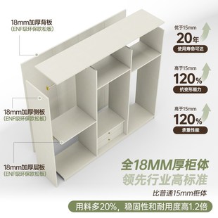 定制L型转角家用卧室衣柜主卧小户型90度衣橱实木墙角柜衣帽间