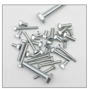 M6M10M12M16 160mm 4.8级镀锌外六角螺丝螺栓5斤 包邮