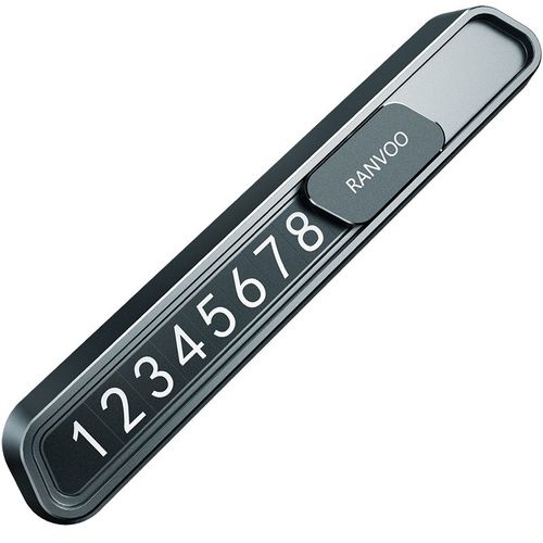 锐舞挪车号码牌临时停车电话牌移车号码卡加大荧光数字滑动遮挡