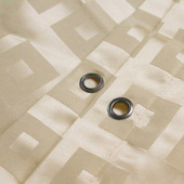 欧式 特加厚防水防霉卫生间回格提涤纶浴帘布加重铅坠