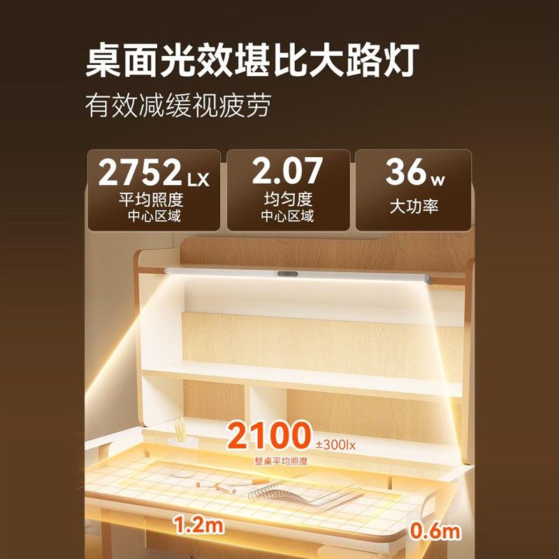 孩视宝儿童书桌护眼灯教室灯学习阅读夹式全光谱阳光大路灯W,家装灯饰光源,阅读台灯(护眼灯/写字灯),淘宝优惠券,粉丝福利购,淘宝优惠卷
