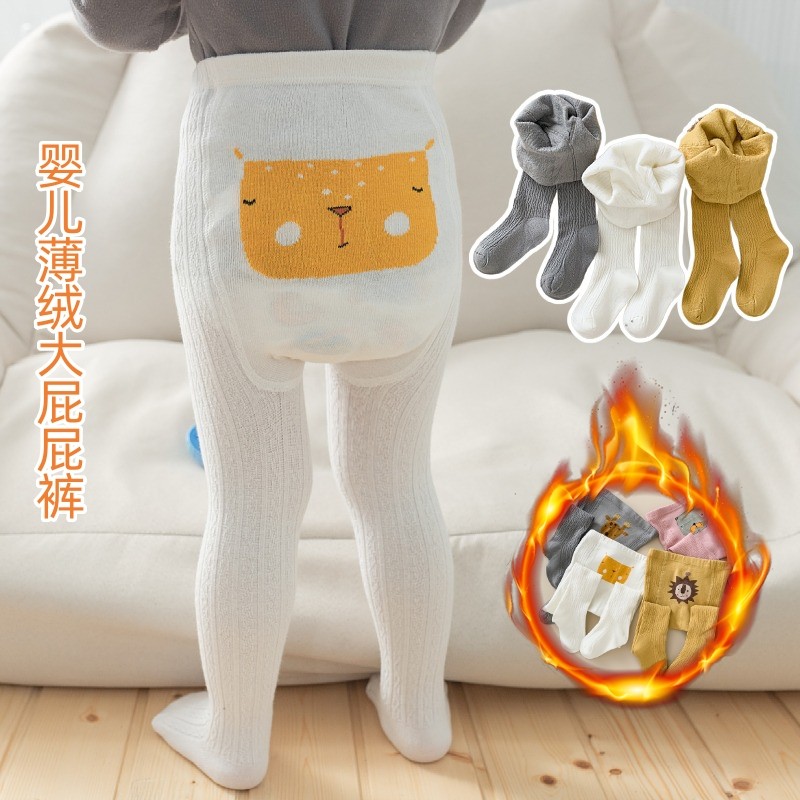 婴儿薄绒连裤袜秋冬季宝宝加绒大PP打底裤加厚男女童保暖屁屁裤袜,童装/婴儿装/亲子装,儿童袜子(0-16岁),淘宝优惠券,粉丝福利购,淘宝优惠卷