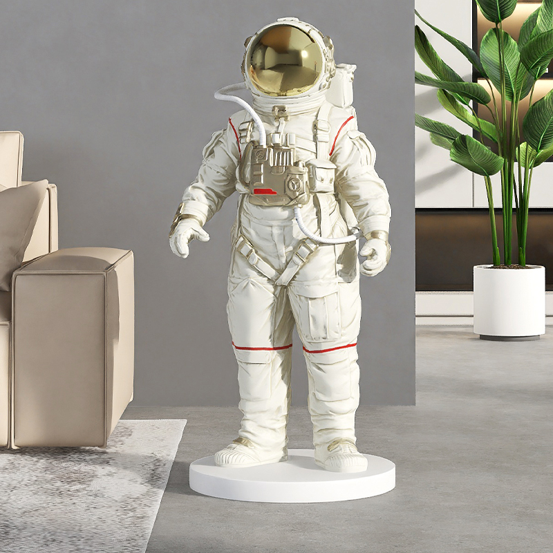 太空人客厅落地摆件太空人轻奢电视柜沙发旁门店雕塑乔迁开业礼物
