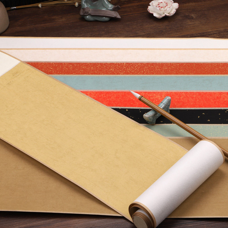 书法卷轴空白宣纸挂轴仿古色画轴大留白禅意茶道书房立轴挂画装裱,文具电教/文化用品/商务用品,宣纸,淘宝优惠券,粉丝福利购,淘宝优惠卷