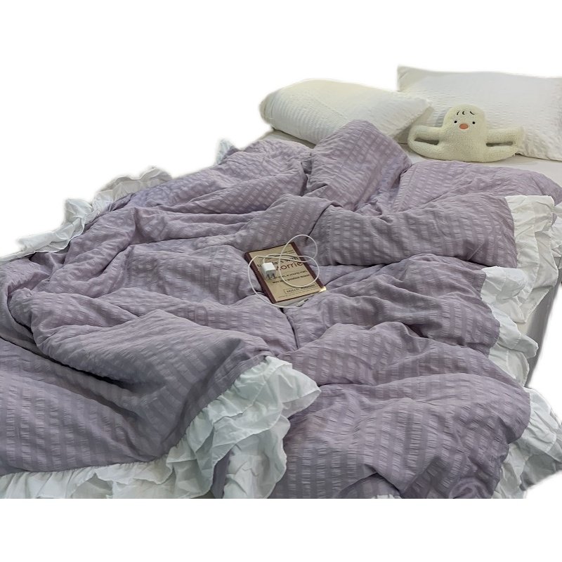 公主风被套单件夏季春天花边床单被罩四件套4单人双人150x200x230,床上用品,被套,淘宝优惠券,粉丝福利购,淘宝优惠卷