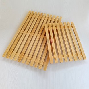 面包柜木格栅托盘烘焙现烤陈列垫中岛柜实木糕点软装拖盘架子定制