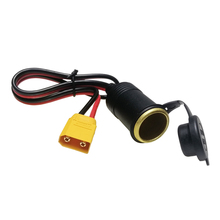 3.3平方30A大功率XT90公/母头转纯铜点烟器车充母座线1/1.5米0.5m