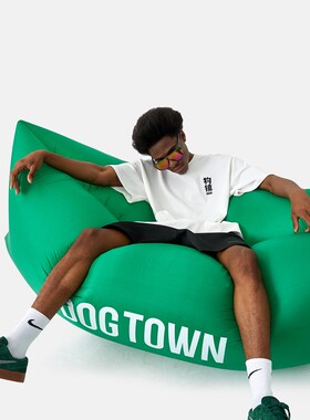 DOGTOWN 绿色DT LOGO气垫床充气沙发充气懒人沙发柔软沙发床网红